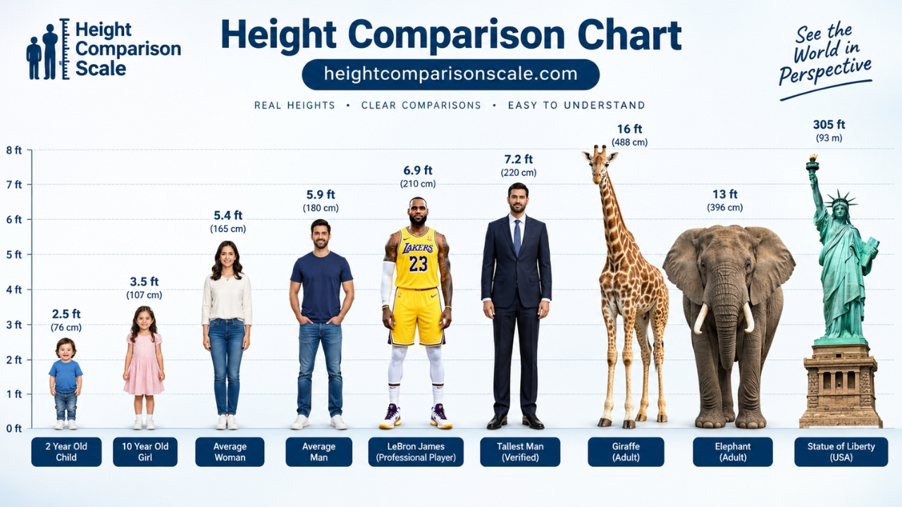 Height Comparison Chart